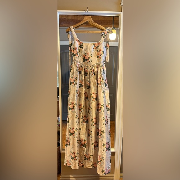 Louise New York Marie Dress in Floral Brocade - Picture 9 of 11